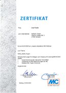 MC-Forum Zertifikat Fugen 2020 (PDF)