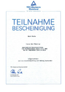 TÜV Rheinland Zertifikat Fachbetrieb WHG 1994 (PDF)