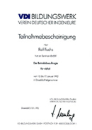 VDI Zertifikat Entsorgung 1992 (PDF)