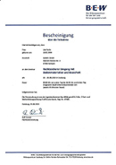 BEW Zertifikat Bodenmaterial 01 2019 (PDF)