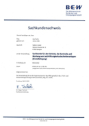 BEW Zertifikat Abscheideranlagen 2022 (PDF)