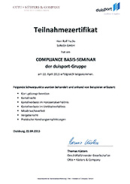duisport Zertifikat Compliance 2015 (PDF)