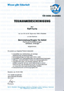 TÜV Nord Zertifikat Entsorgung 1999 (PDF)