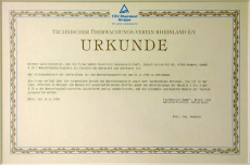 TÜV Rheinland Urkunde Fachbetrieb 1994 (JPG)