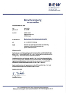 BEW Zertifikat Immission 02 2019 (PDF)